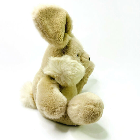 Chosun International Bunny Rabbit Plush Tan Brown With White Accent 12 Inches - Picture 5 of 7